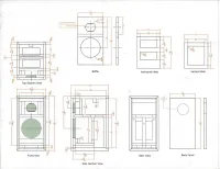 Mavin Shaw 6.5" 2 Way Speaker Kit 125 Watts 8 Ohm Excellent Sound Small Size