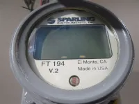 Sparling FT194-II Flowmeter Digital Indicator with Metering Tube - New Old Stock